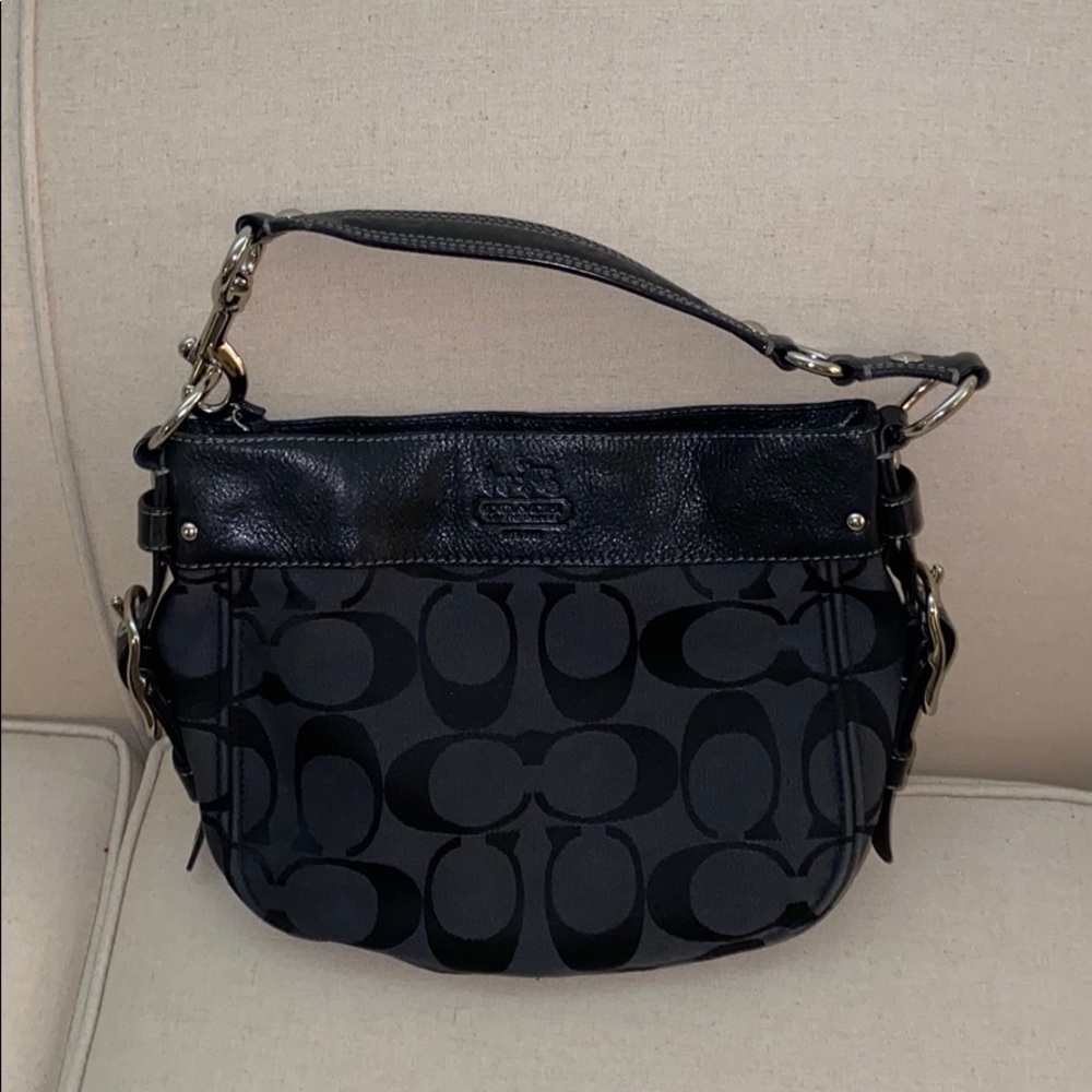 Black Coach Purse-gently used